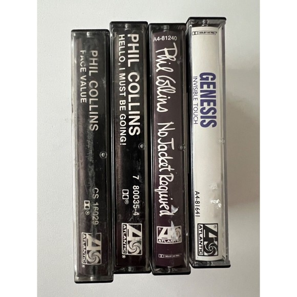 Phil Collins Genesis Cassettes Invisible Touch No Jacket Hello Going Face Value - Picture 3 of 5